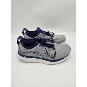 Asics Gel-Nimbus 25 Mens Size 10.5 Running Shoes Grey Navy Blue
